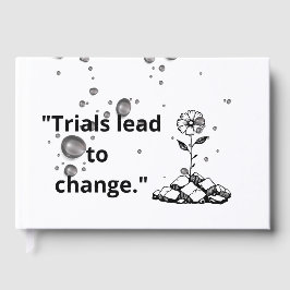 Libro De Visitas Bloom Through Trials – Strength from the Cracks