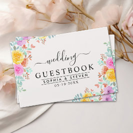 Libro De Visitas Blossoming Love – A Spring Floral Wedding