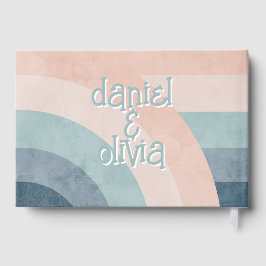 Libro De Visitas Boda arcoiris de los años 70