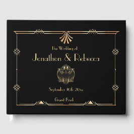 Libro De Visitas Boda Art Deco de época