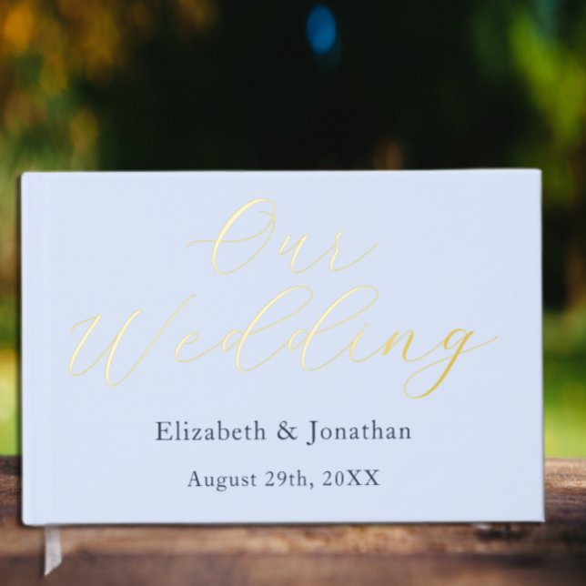 Libro De Visitas Boda azul opulento (Subido por el creador)