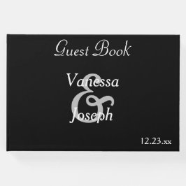 Libro De Visitas Boda blanco negro