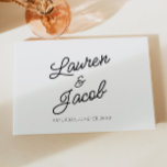 Libro De Visitas Boda blanco negro Minimalista moderno mínimo<br><div class="desc">¡Este es un Minimalista y moderno libro de invitados de Bodas blancos negros!</div>