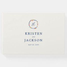 Libro De Visitas Boda Borroidered Florals