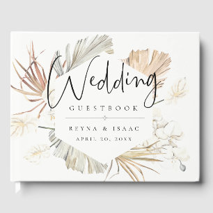 Libro De Visitas Boda botánico de Moda bohemia