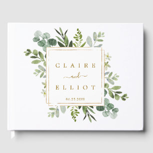 Libro De Visitas Boda Botánico Gold Square
