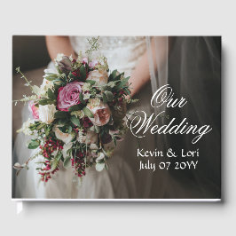 Libro De Visitas Boda Bouquet y novia