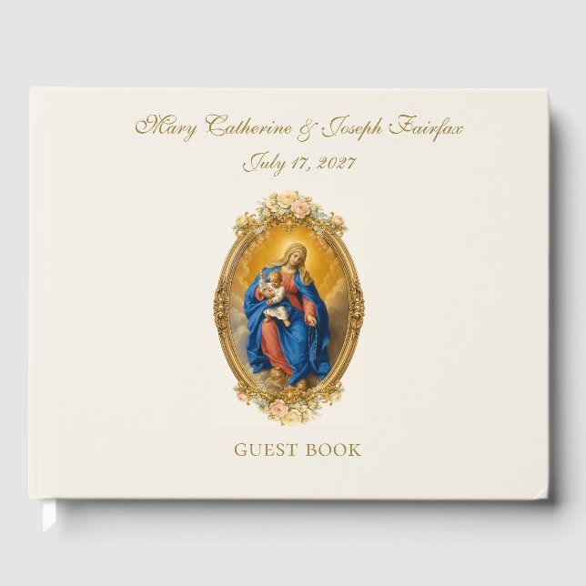 Libro De Visitas Boda Católica Nuestra Señora de Pompeya (Anverso)