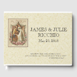 Libro De Visitas Boda católica tradicional bendecida Virgen María