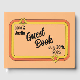 Libro De Visitas Boda Citrus Sixties