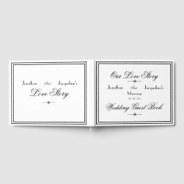 Libro De Visitas Boda clásico elegante y minimalista
