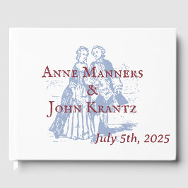 Libro De Visitas Boda Colonial de la Pareja Americana