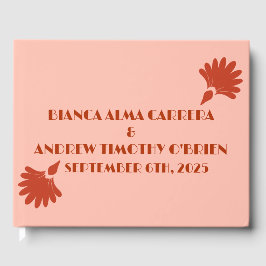 Libro De Visitas Boda de 2000 ruidosos y calientes rojos