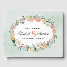 Boda de acuarela floral romántica