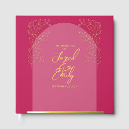 Libro De Visitas Boda De Arco Delicado Simple