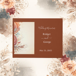 Libro De Visitas boda de beige macrame