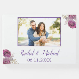 Libro De Visitas Boda de belleza acuarela