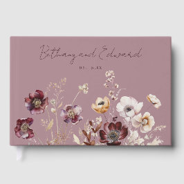 Libro De Visitas Boda de Boho Fall Wildflower