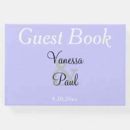 Libro De Visitas Boda de bonito Periwinkle