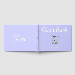 Libro De Visitas Boda de bonito Periwinkle