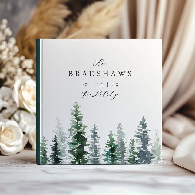 Libro De Visitas Boda de Bosques Evergreen de Timber Grove (Subido por el creador)