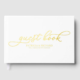 Libro De Visitas Boda de Caligrafía Moderna y Elegante