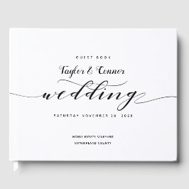 Libro De Visitas Boda de caligrafía rusa invitado