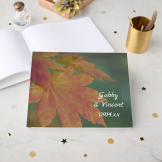Libro De Visitas Boda de colores otoñales