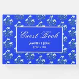 Libro De Visitas Boda de cruces azules