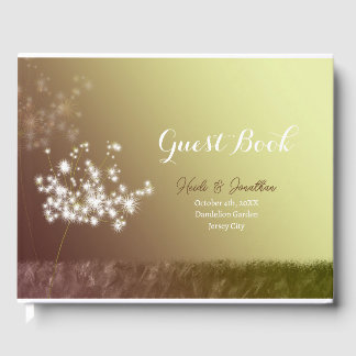 Libro De Visitas Boda de Dandelion mágico