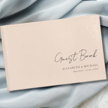 Boda de escritura a mano mínima, Beige-Brown