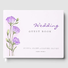 Libro De Visitas Boda de Eustomas Morados