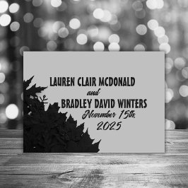 Libro De Visitas boda de Film Noir de los años 40