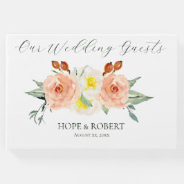 Libro De Visitas Boda de Flores de Verano Brillantes