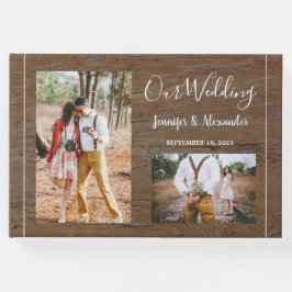 Libro De Visitas Boda de fotografía de granero rústico