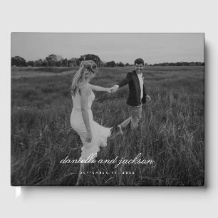 Libro De Visitas Boda de fotografías completas con guión clásico mo
