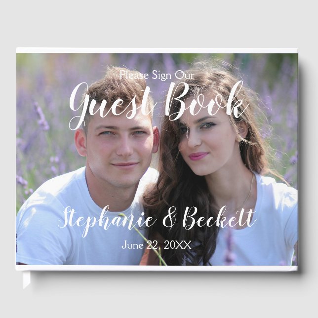 Libro De Visitas Boda de Fotos (Anverso)