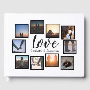 Libro De Visitas Boda de fotos de amor personalizado