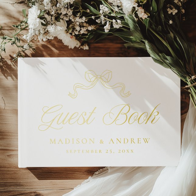 Libro De Visitas Boda de fotos de Relieve metalizado dorado de Vint (Subido por el creador)