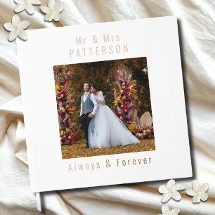 Libro De Visitas Boda de fotos de Relieve metalizado real nombres p