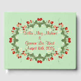 Libro De Visitas Boda de fresas de verano delicioso