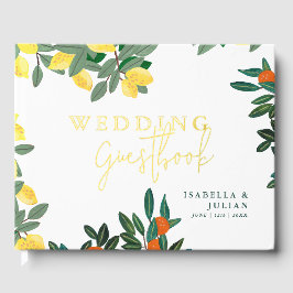 Libro De Visitas Boda de Frutas de Verano Italia