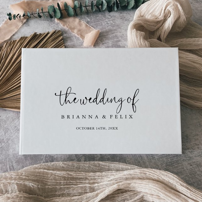 Libro De Visitas Boda de guión elegante de caligrafía (Subido por el creador)