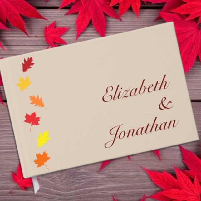 Libro De Visitas Boda de hojas de otoño (Subido por el creador)