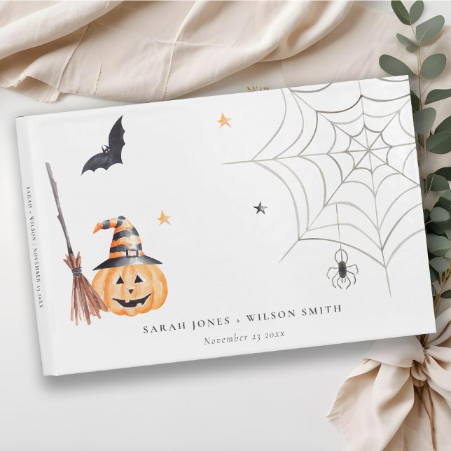 Libro De Visitas Boda de la Calabaza Calabaza de Halloween (Subido por el creador)