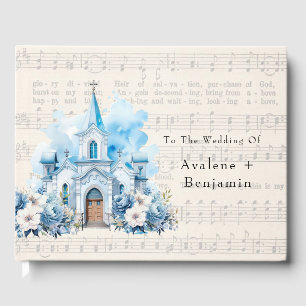 Libro De Visitas Boda de la Iglesia de la Fiesta Azul del Dusty Mus