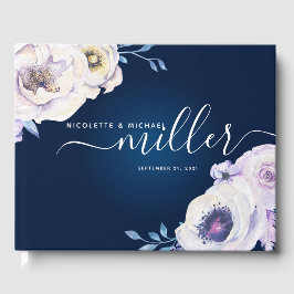 Libro De Visitas Boda de la Marina y Rosa Lilac