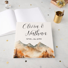Libro De Visitas Boda de la montaña de otoño