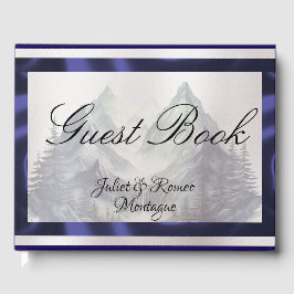 Libro De Visitas Boda de las montañas acuarelas