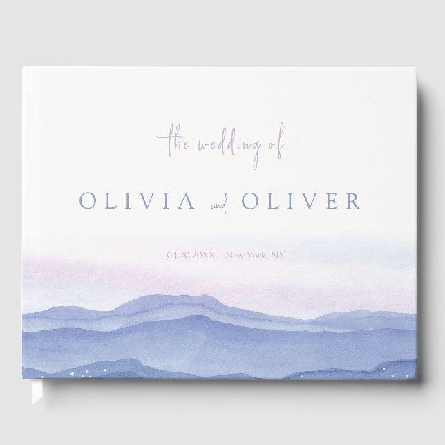 Libro De Visitas Boda de las Montañas Púrpura (Anverso)